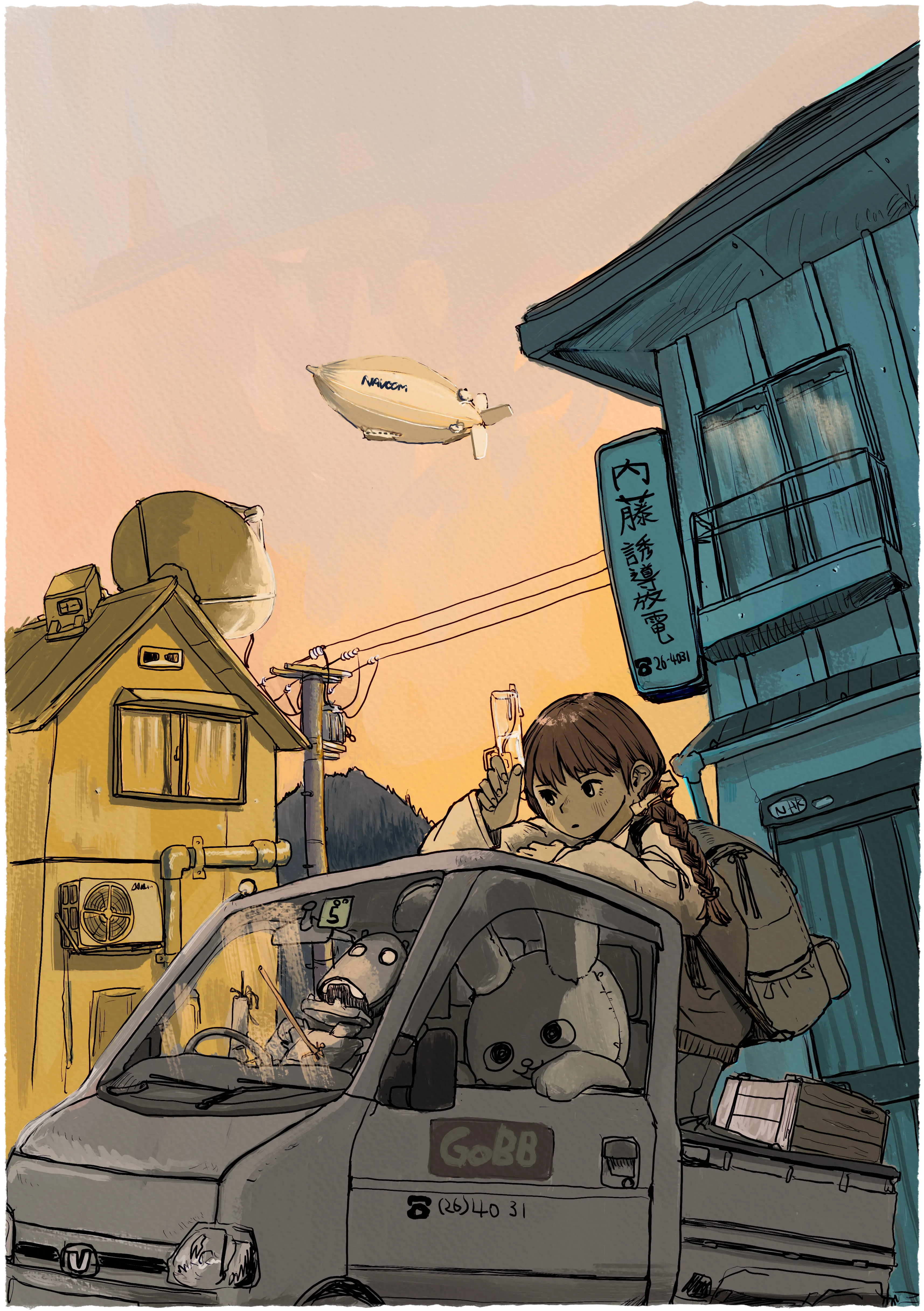 作風の世界観を伝えるイラスト